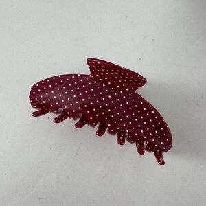 Big Effing Clip - ‘Cherry Polka Dot’